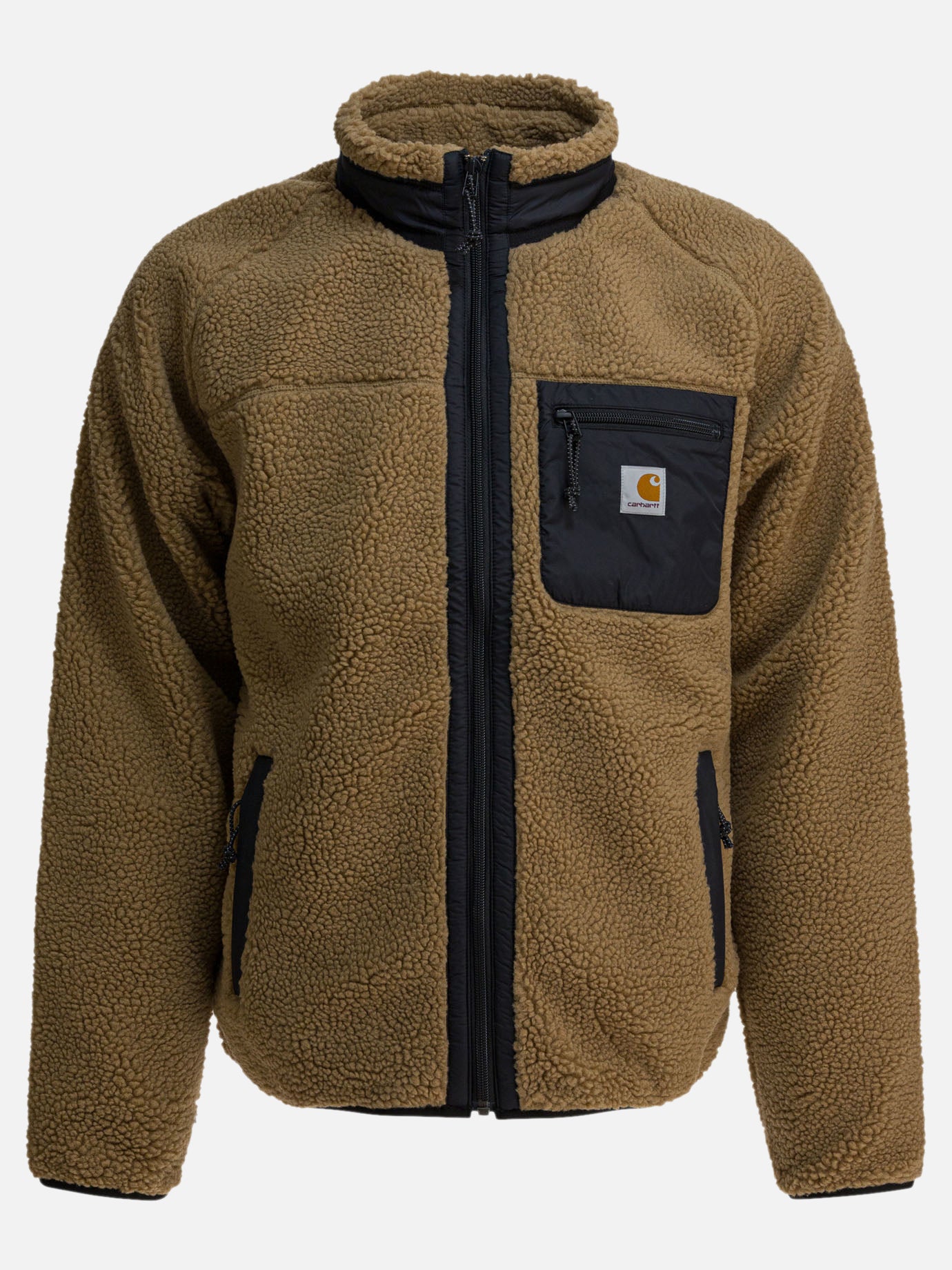 Giacche in pile Logo  Marrone - Carhartt WIP Uomo | PDP | VIETTI Online Store | thumbnail