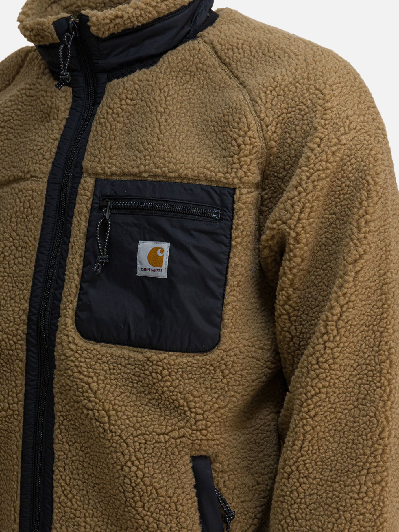 Giacche in pile Logo  Marrone - Carhartt WIP Uomo | PDP | VIETTI Online Store | Zoom-Modal_4
