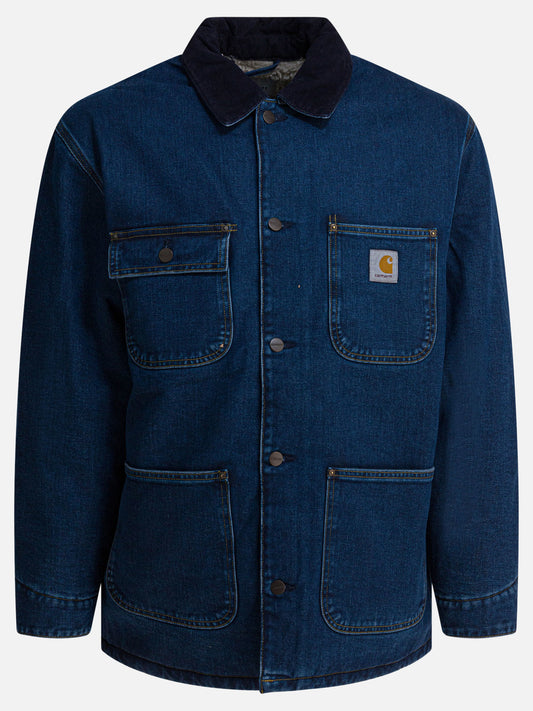 Cappotti corti Logo  Blu - Carhartt WIP Uomo | VIETTI Online Store 
