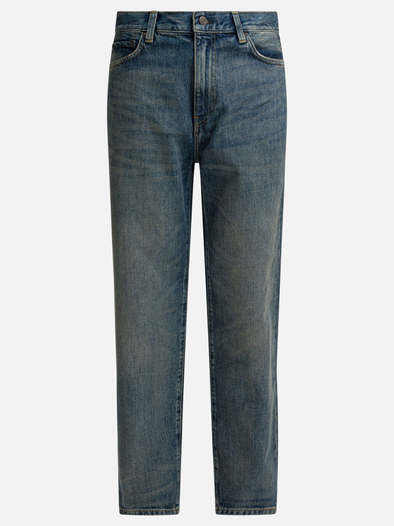 Wide-leg jeans Solid colour  Blue - Carhartt WIP Men | PDP | VIETTI Online Store | Zoom-Modal
