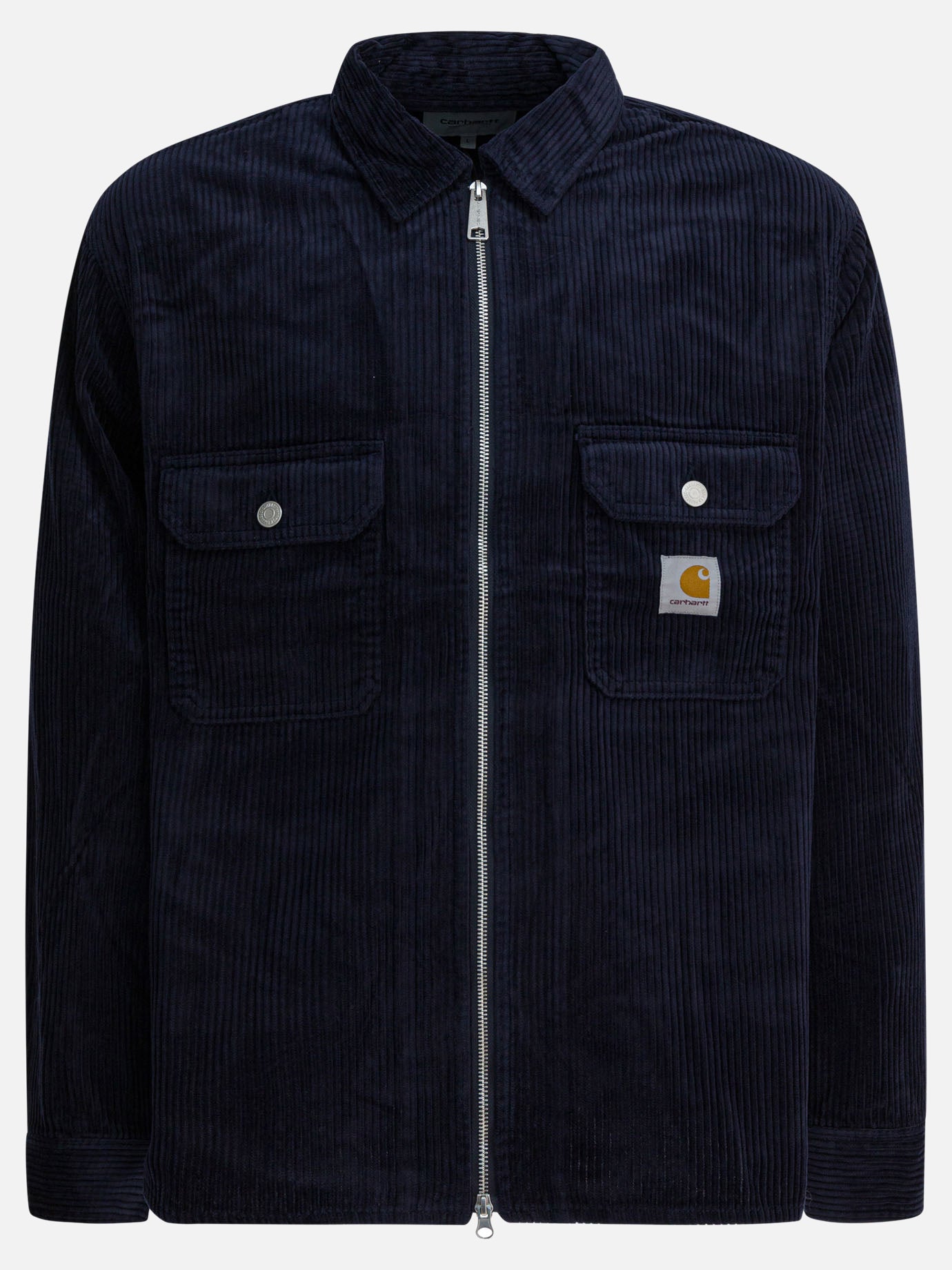 Overshirt jackets Logo  Blue - Carhartt WIP Men | PDP | VIETTI Online Store | Zoom-Modal
