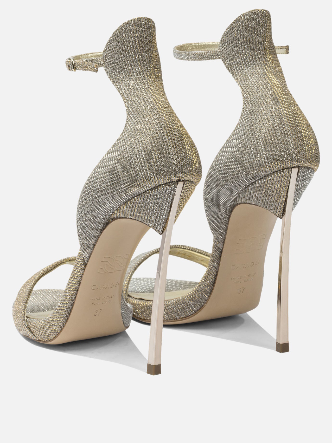 Heeled sandals 1LG50D125MTRINI  Silver - Casadei Women | PDP | VIETTI Online Store | Zoom-Modal_4
