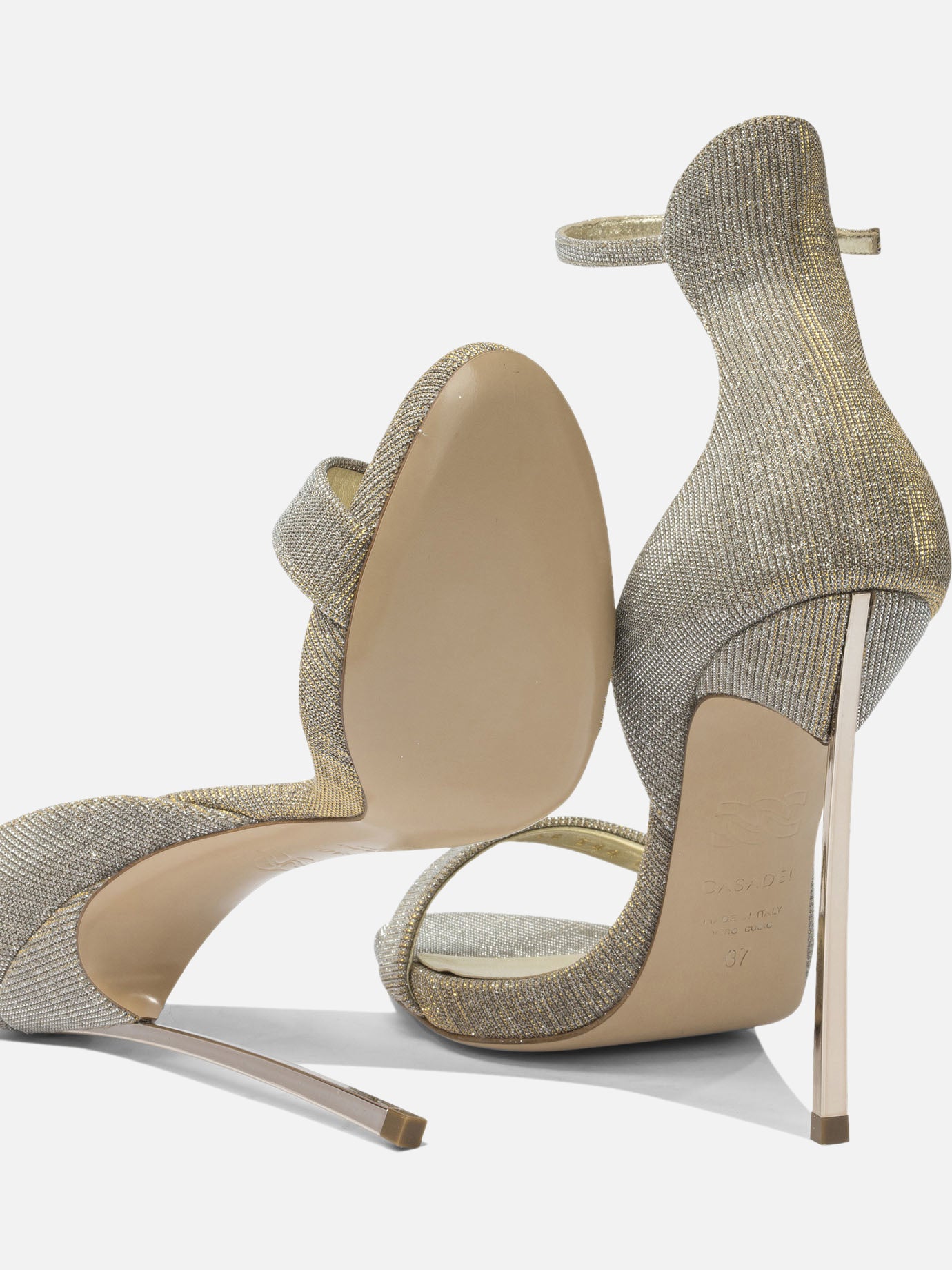 Heeled sandals 1LG50D125MTRINI  Silver - Casadei Women | PDP | VIETTI Online Store | thumbnail_5