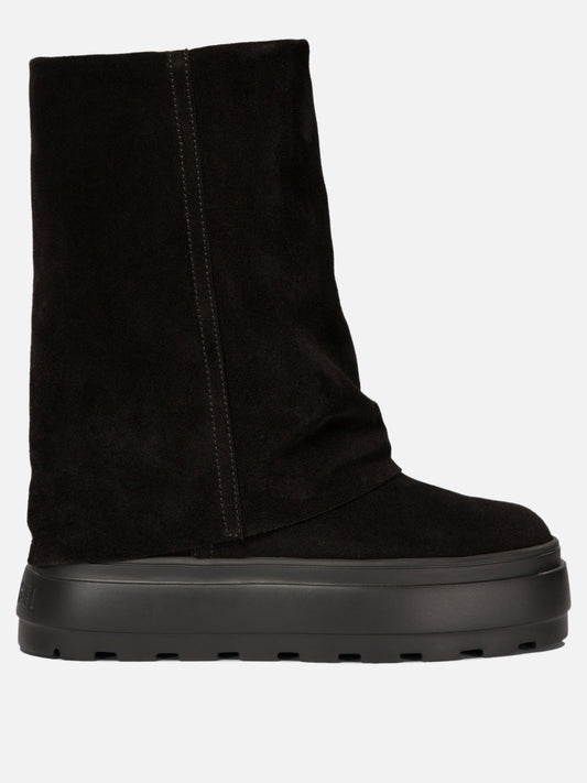 Stivaletti pull-on 100% suede - 100% rubber  Nero - Casadei Donna | PDP | VIETTI Online Store 
