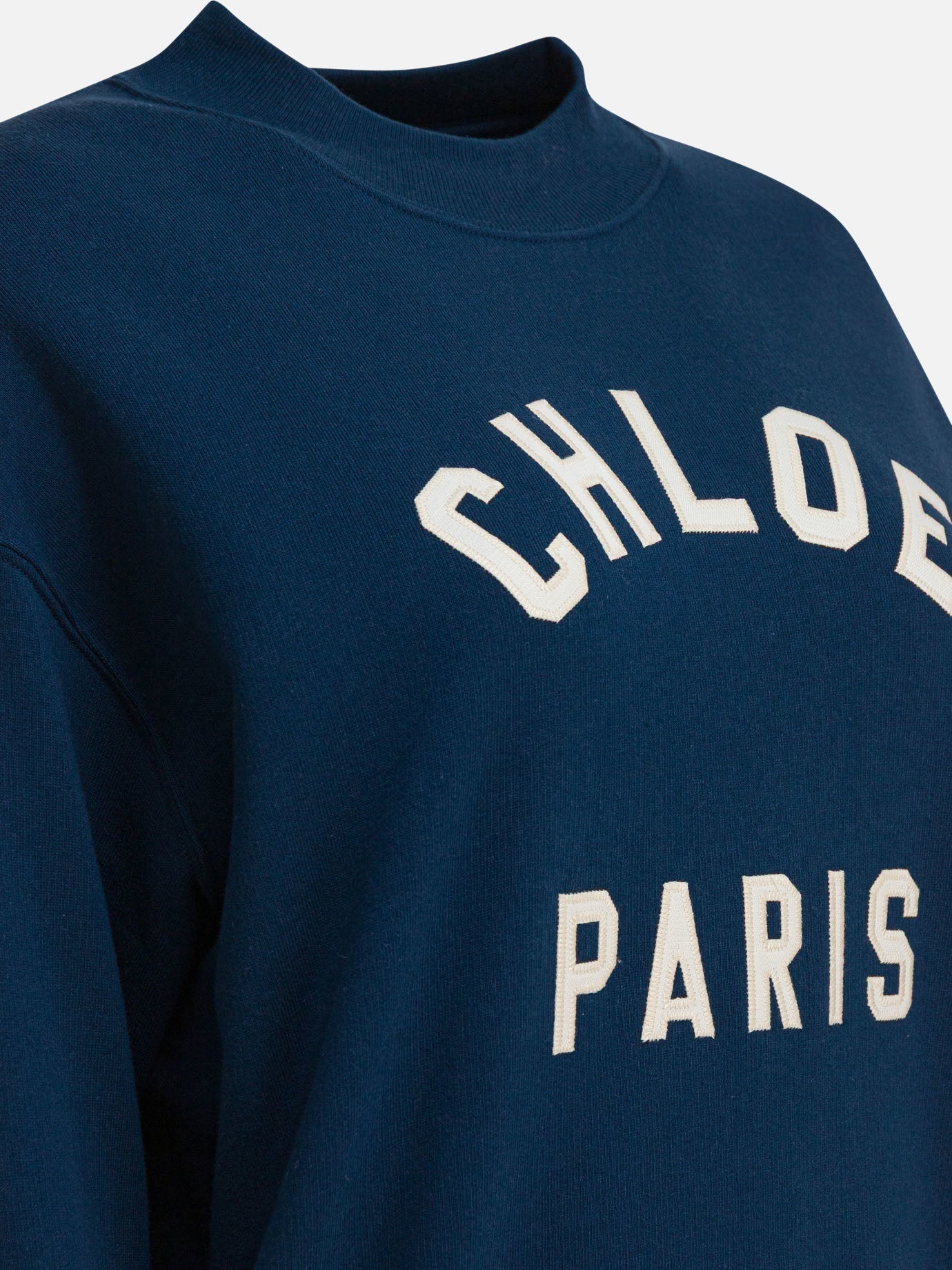Felpe girocollo Logo  Blu - Chloé Donna | PDP | VIETTI Online Store | thumbnail_4
