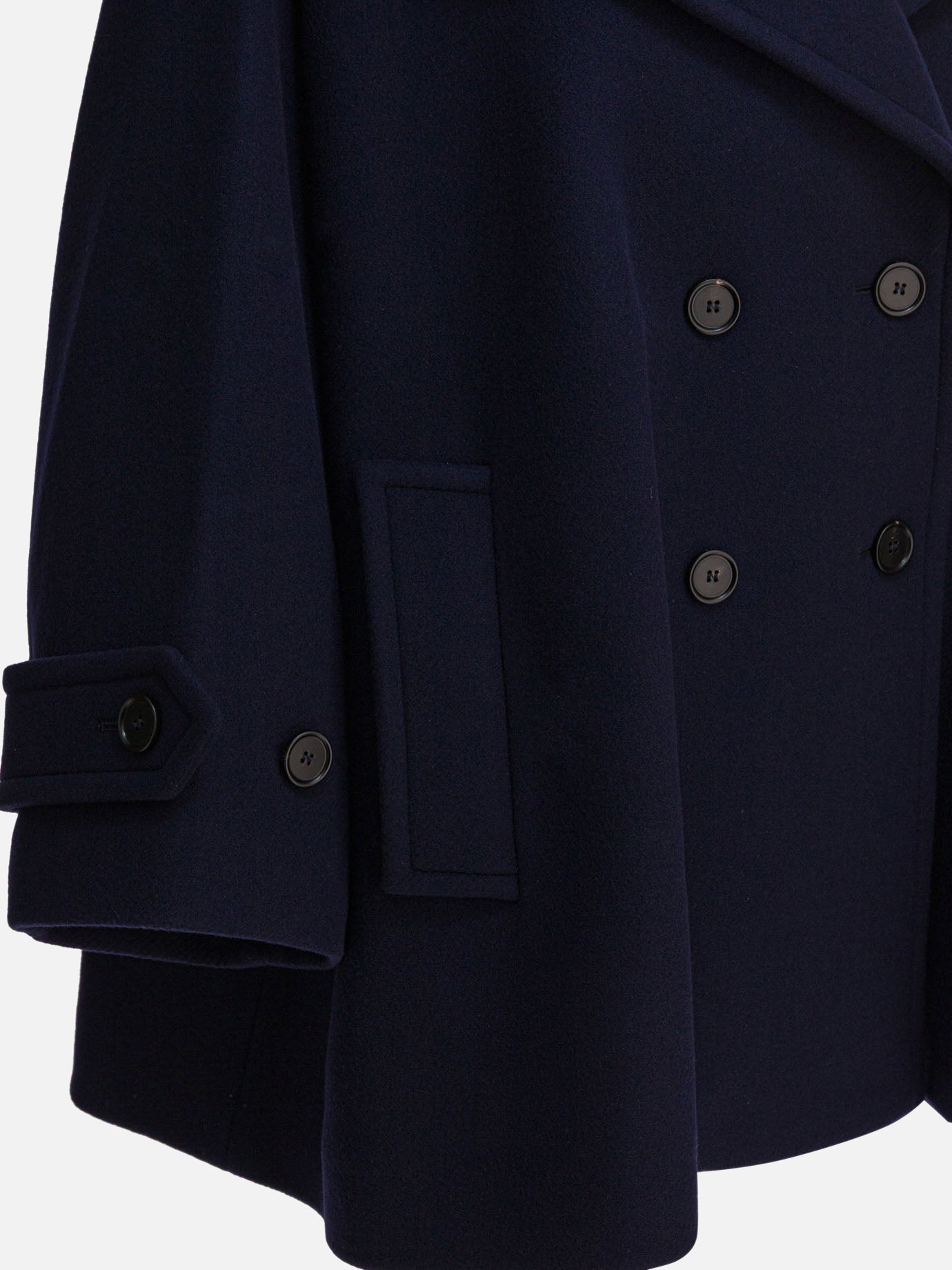 Chloé Cappotto doppiopetto in lana 14979977_36 Blue thumbnail_4