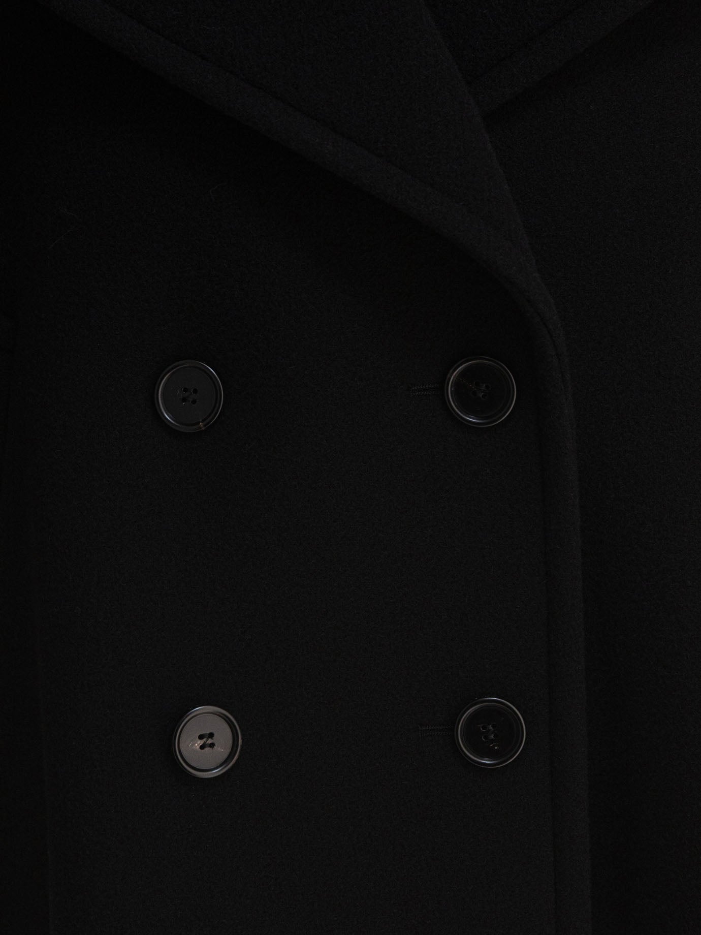 Chloé Cappotto corto in lana 11708354_36 Black thumbnail_4