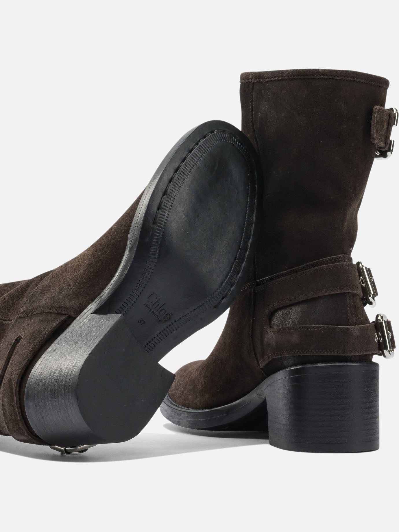 Stivaletti pull-on 100% leather - 100% leather  Marrone - Chloé Donna | PDP | VIETTI Online Store | Zoom-Modal_5
