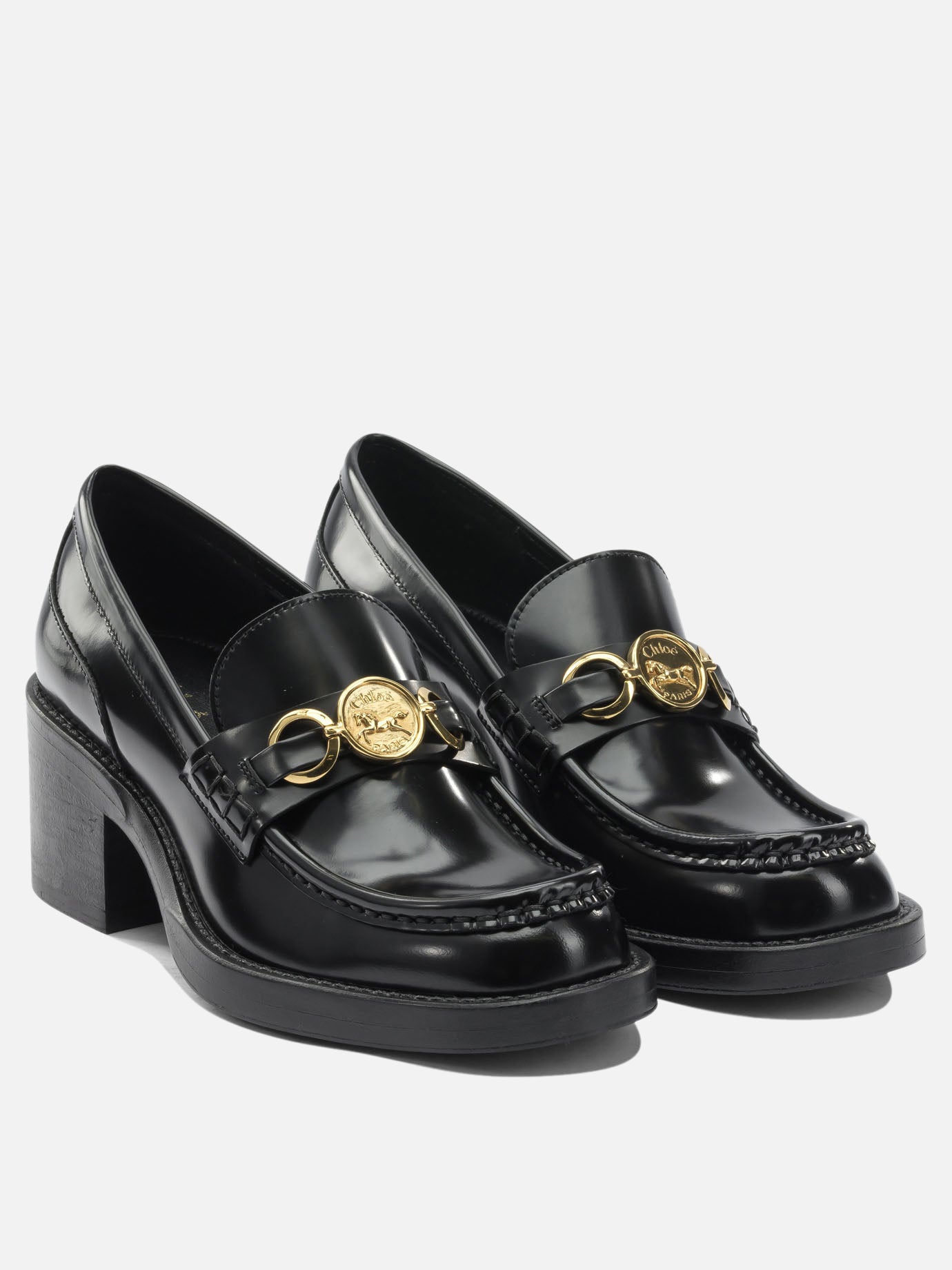 Loafers 100% leather - 100% rubber  Black - Chloé Women | PDP | VIETTI Online Store | Zoom-Modal_2
