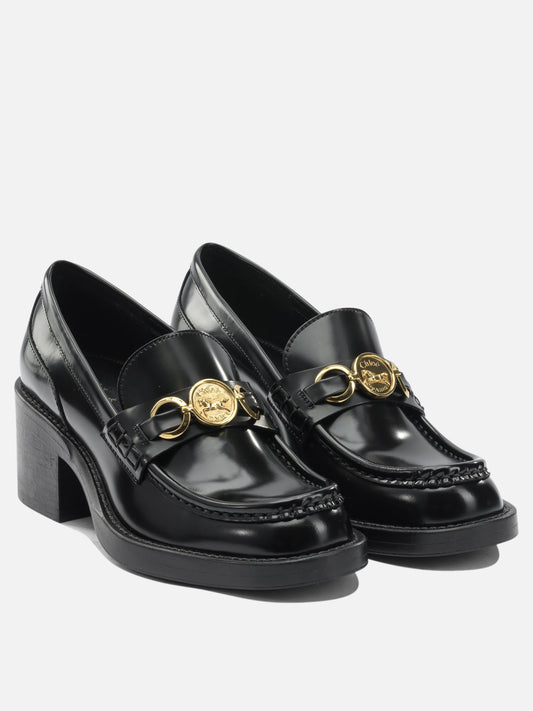 Loafers 100% leather - 100% rubber  Black - Chloé Women | PLP | VIETTI Online Store | 2
