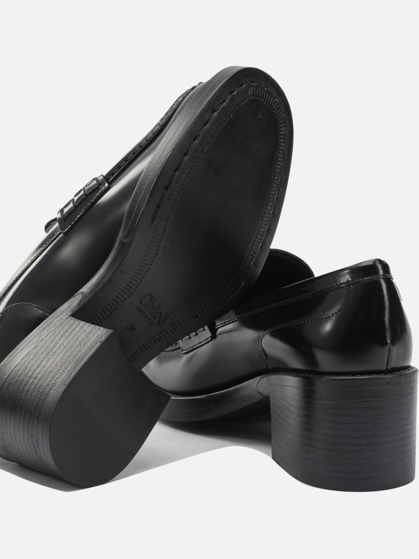 Loafers 100% leather - 100% rubber  Black - Chloé Women | PDP | VIETTI Online Store | Zoom-Modal_5
