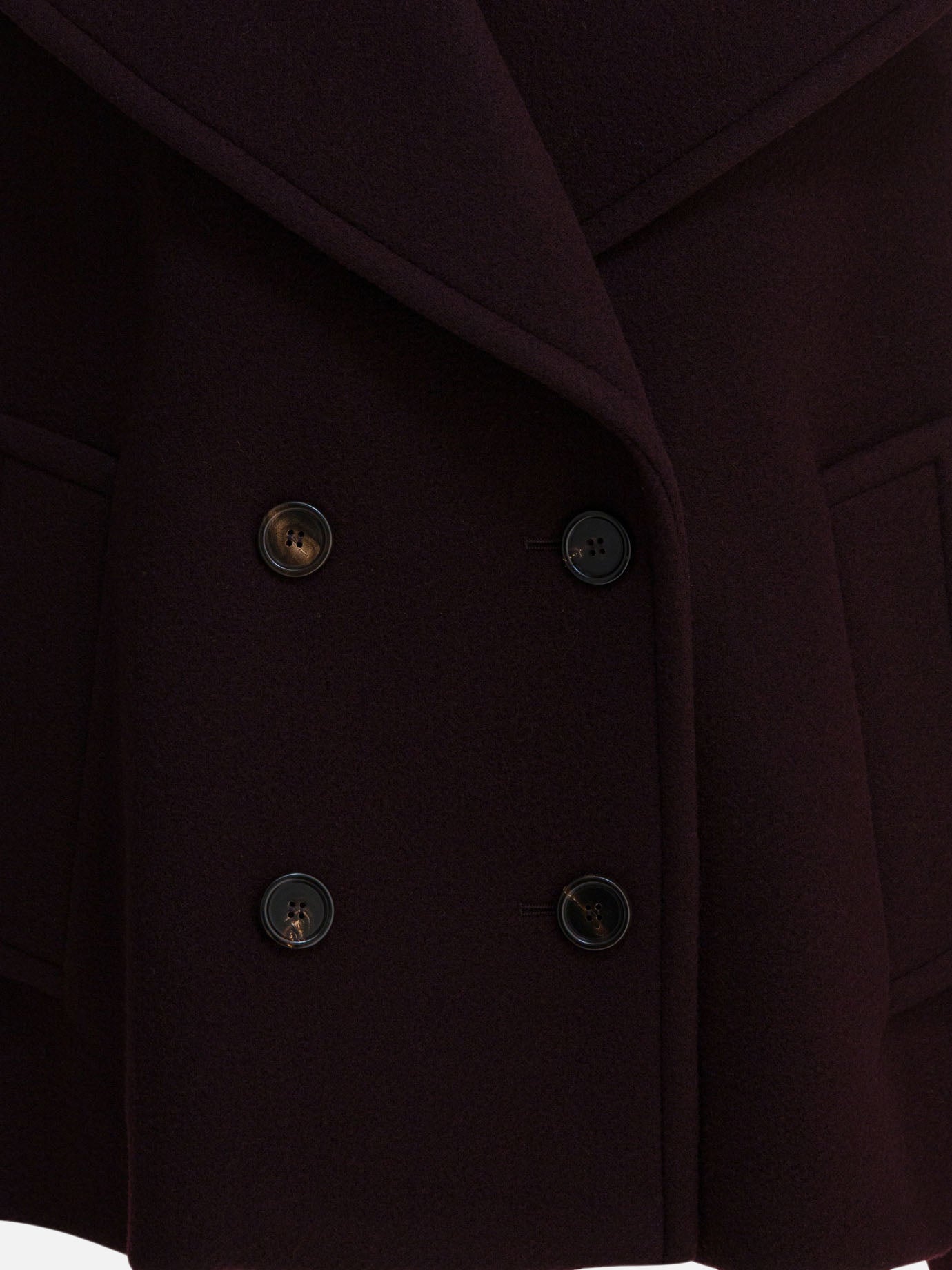 Cappotti corti Solid colour  Bordeaux - Chloé Donna | PDP | VIETTI Online Store | thumbnail_3