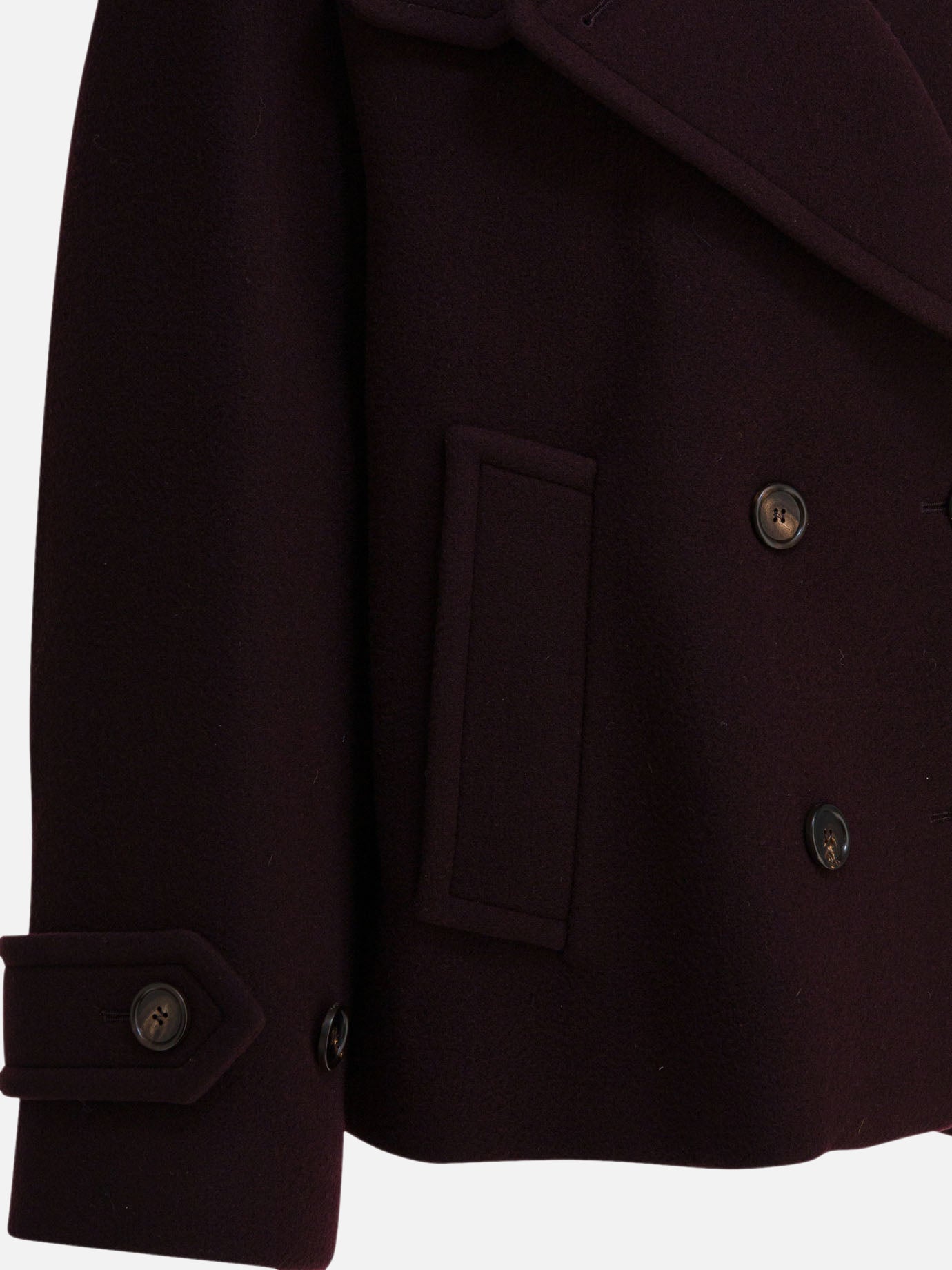 Cappotti corti Solid colour  Bordeaux - Chloé Donna | PDP | VIETTI Online Store | thumbnail_4