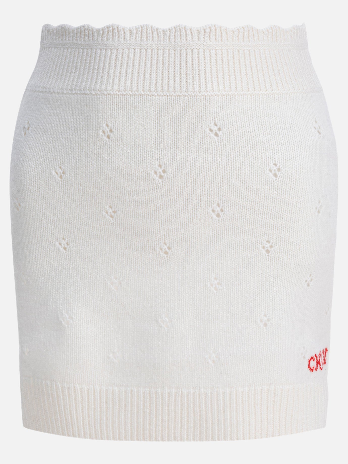 Midi skirts Solid colour  White - Chloé Women | PDP | VIETTI Online Store | Zoom-Modal
