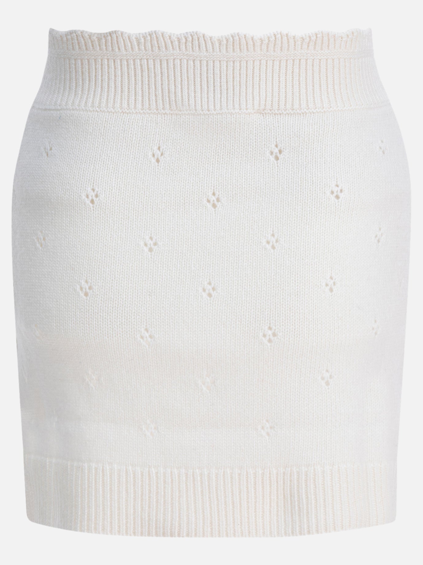 Midi skirts Solid colour  White - Chloé Women | PDP | VIETTI Online Store | Zoom-Modal_2

