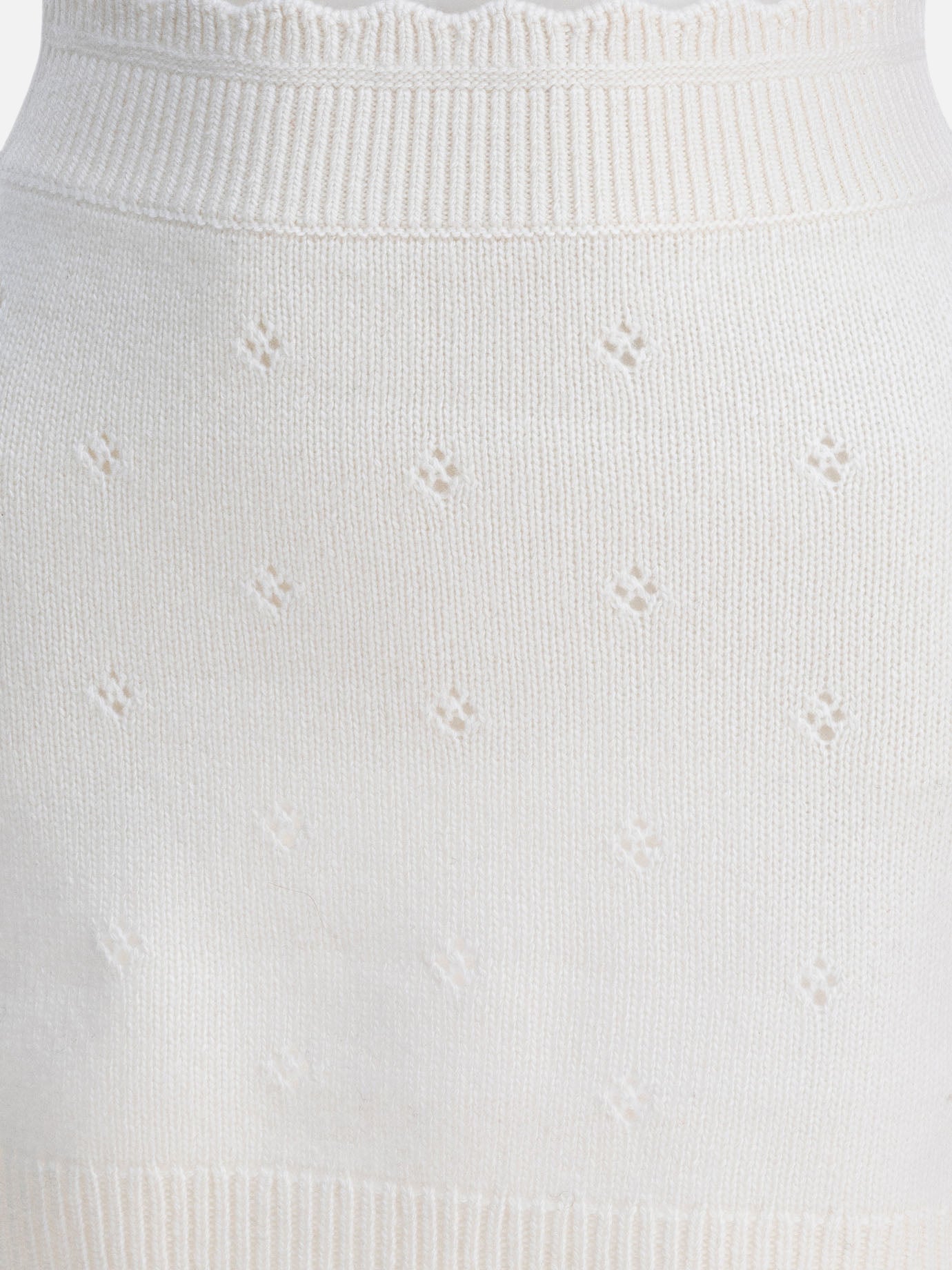 Midi skirts Solid colour  White - Chloé Women | PDP | VIETTI Online Store | thumbnail_4