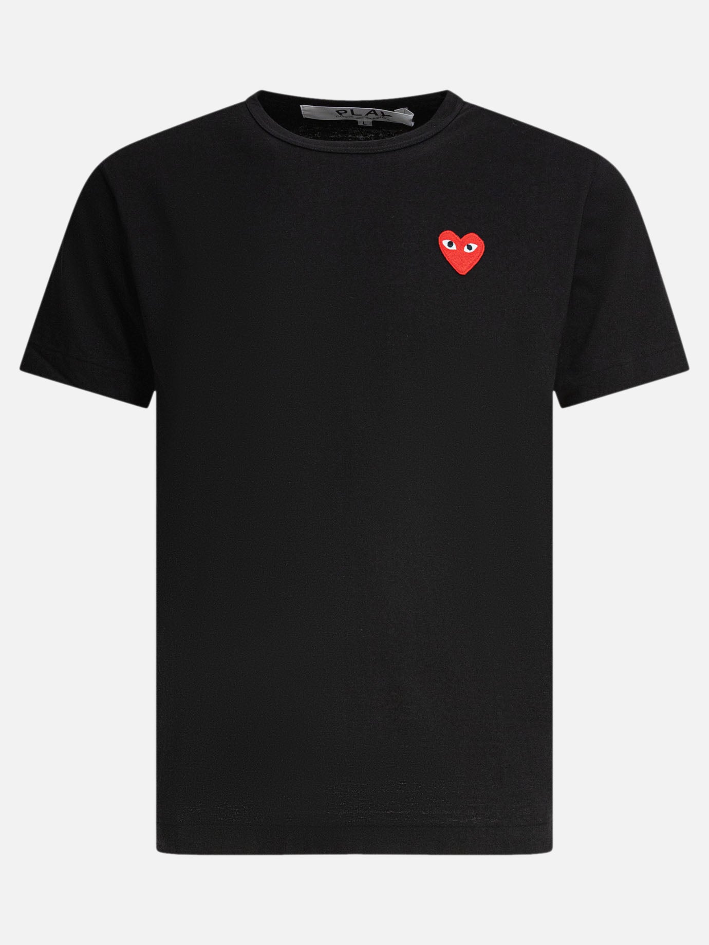 Crewneck t-shirts Logo  Black - Comme Des Garçons Play Men | PDP | VIETTI Online Store | thumbnail