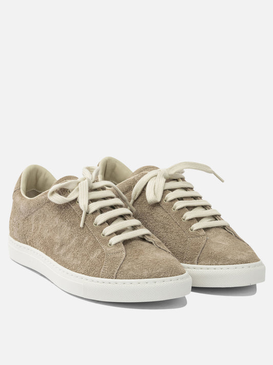 Low top sneakers 100% suede - 100% rubber  Grey - Common Projects Men | PDP | VIETTI Online Store | 2
