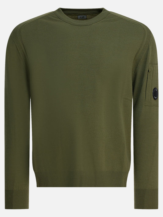 Crewneck sweaters Logo  Green - C.P. Company Men | PLP | VIETTI Online Store 
