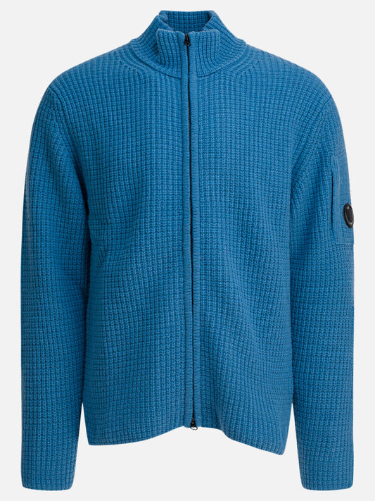 Maglioni con zip Logo  Blu - C.P. Company Uomo | PDP | VIETTI Online Store 
