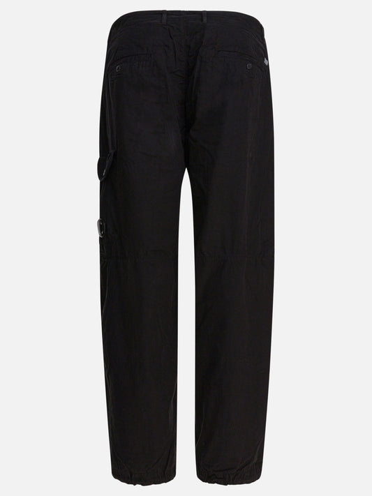 Cargo & parachute trousers Logo  Black - C.P. Company Men | VIETTI Online Store | 2
