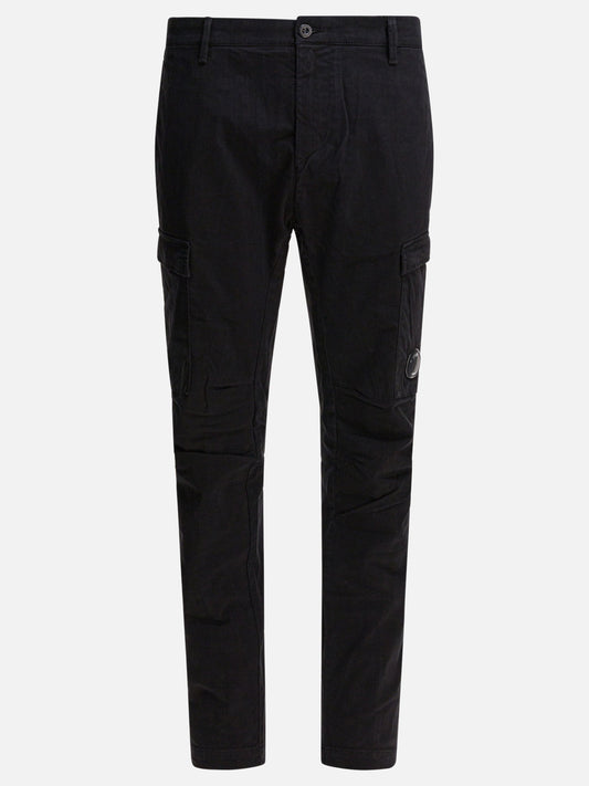Cargo & parachute trousers Logo  Black - C.P. Company Men | VIETTI Online Store 
