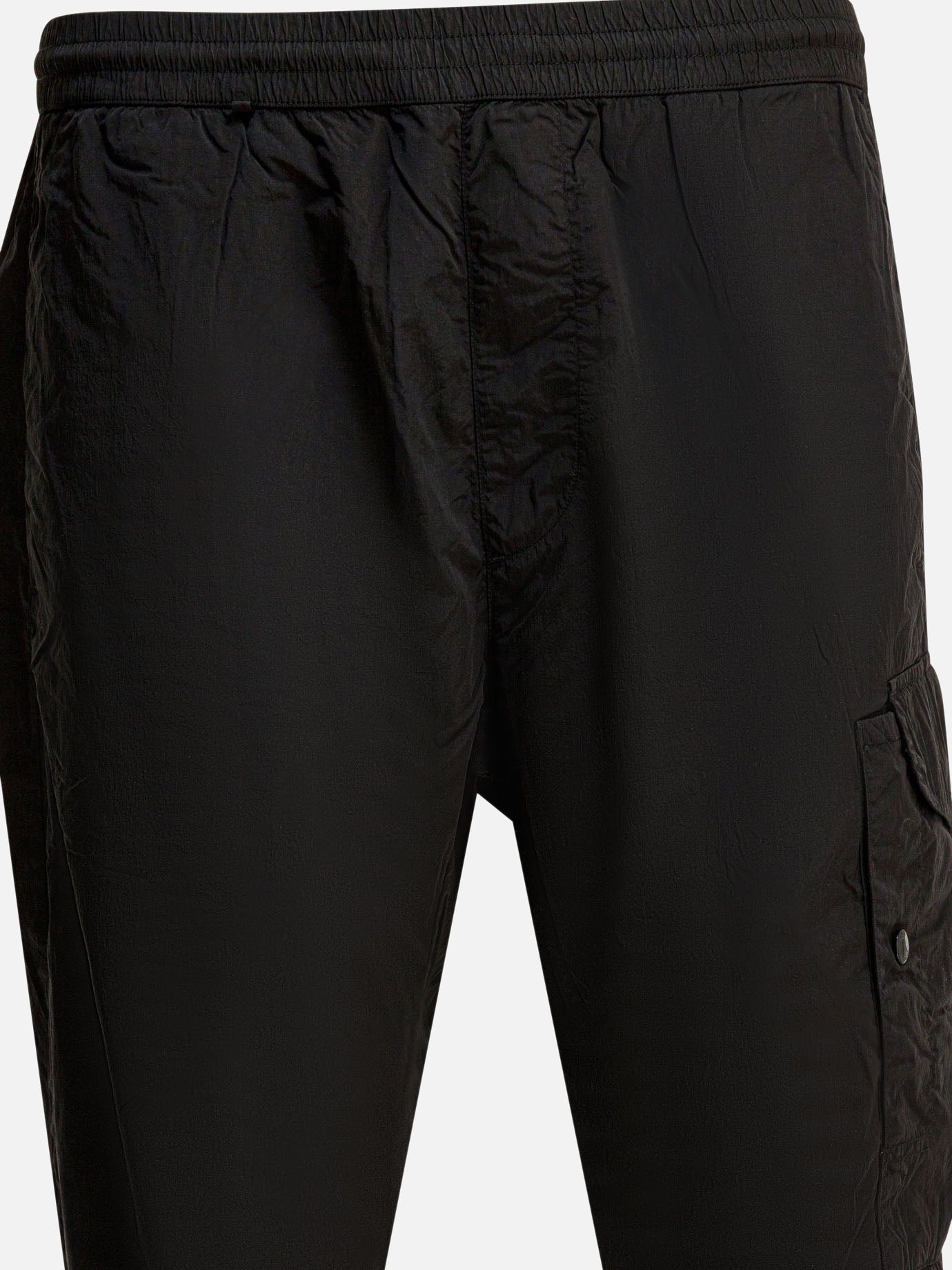 Pantaloni cargo & parachute Solid colour  Nero - C.P. Company Uomo | PDP | VIETTI Online Store | thumbnail_3