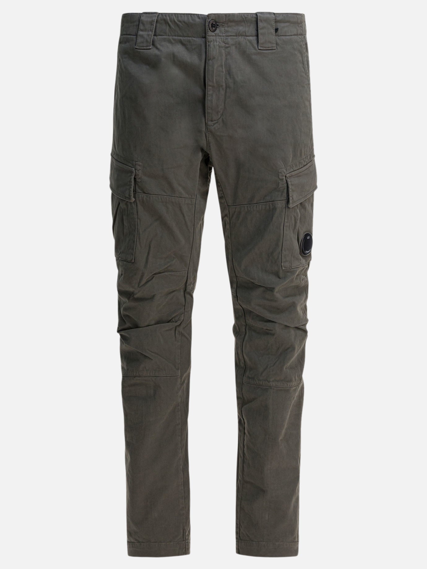 Pantaloni cargo & parachute Solid colour  Grigio - C.P. Company Uomo | PDP | VIETTI Online Store | thumbnail