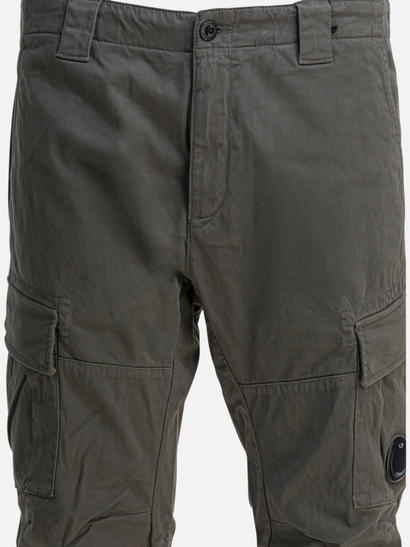 Pantaloni cargo & parachute Solid colour  Grigio - C.P. Company Uomo | PDP | VIETTI Online Store | thumbnail_3