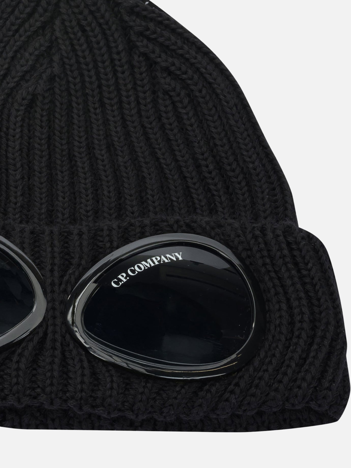 Beanies 100% merino wool  Black - C.P. Company Men | PDP | VIETTI Online Store | Zoom-Modal_3
