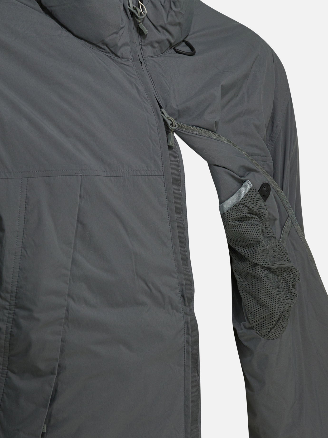 Down jackets Solid colour  Grey - Daiwa Pier 39 Men | PDP | VIETTI Online Store | Zoom-Modal_4
