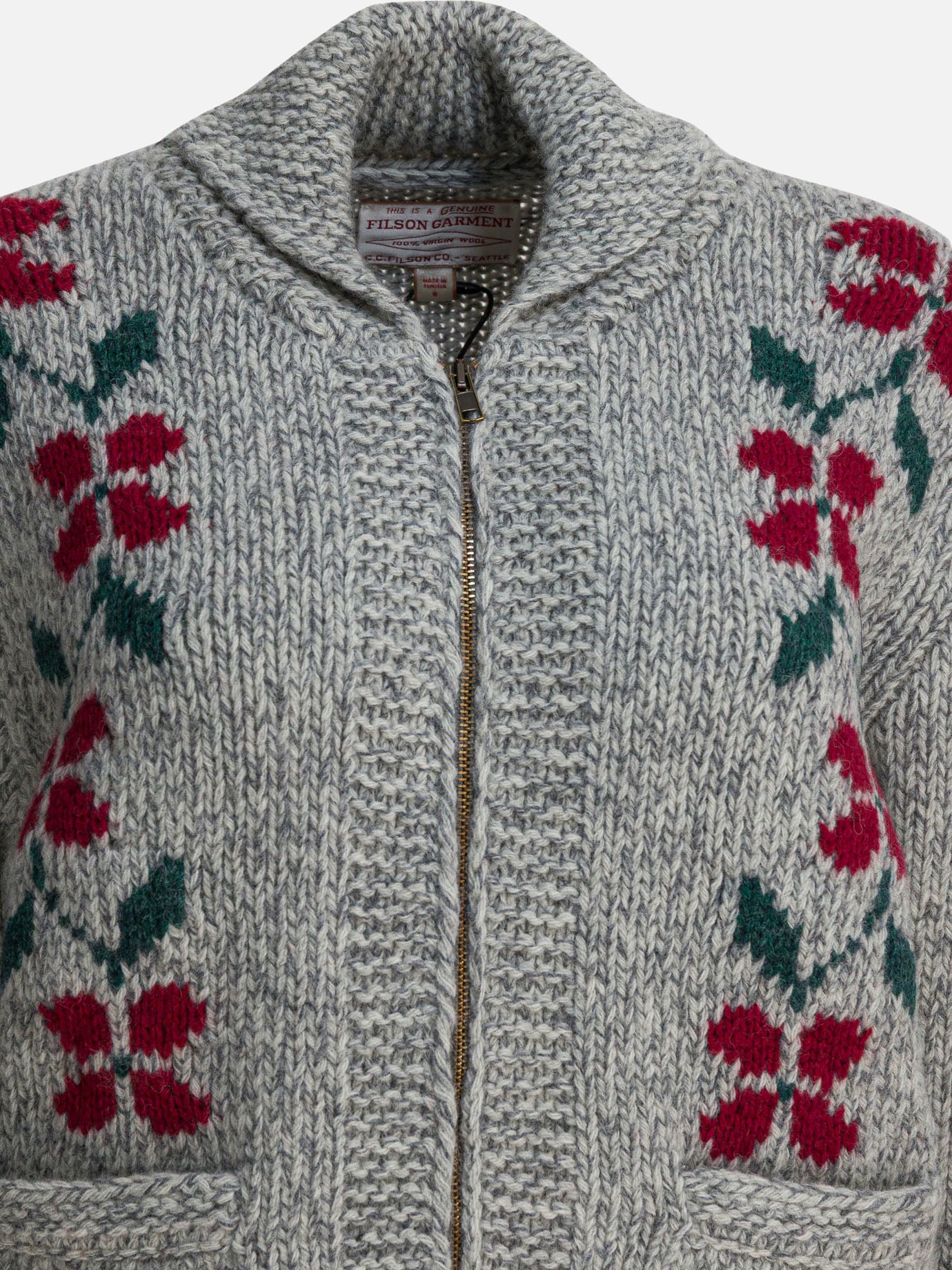 Cardigans Textured knit  Grey - Filson Women | PDP | VIETTI Online Store | thumbnail_3