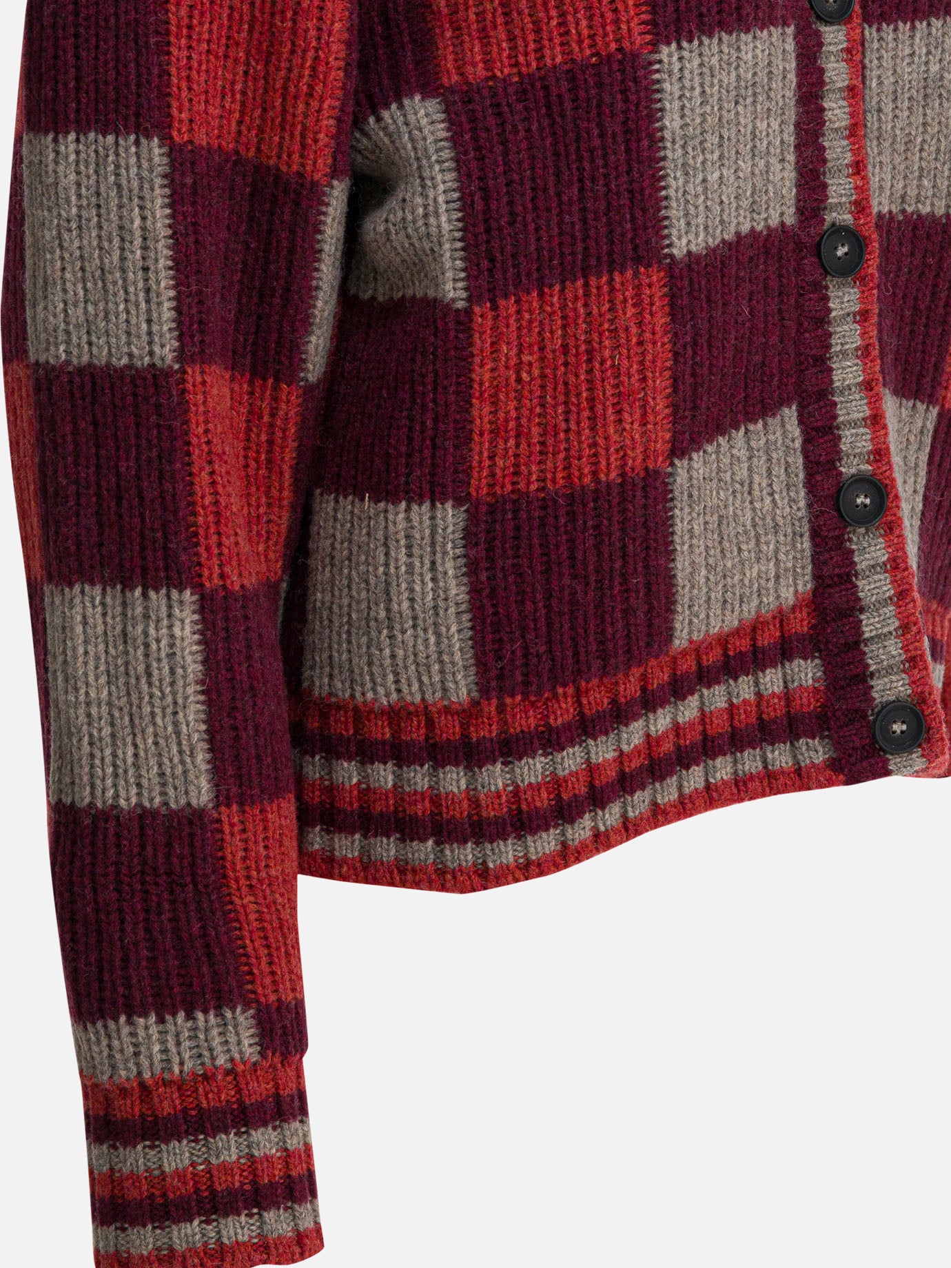 Cardigans Check  Bordeaux - Filson Women | PDP | VIETTI Online Store | thumbnail_4
