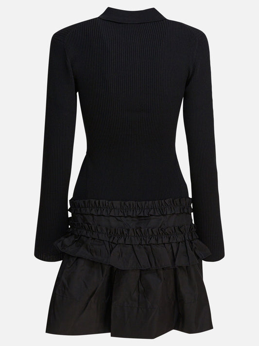 Abiti corti Solid colour  Nero - Ganni Donna | PLP | VIETTI Online Store | 2
