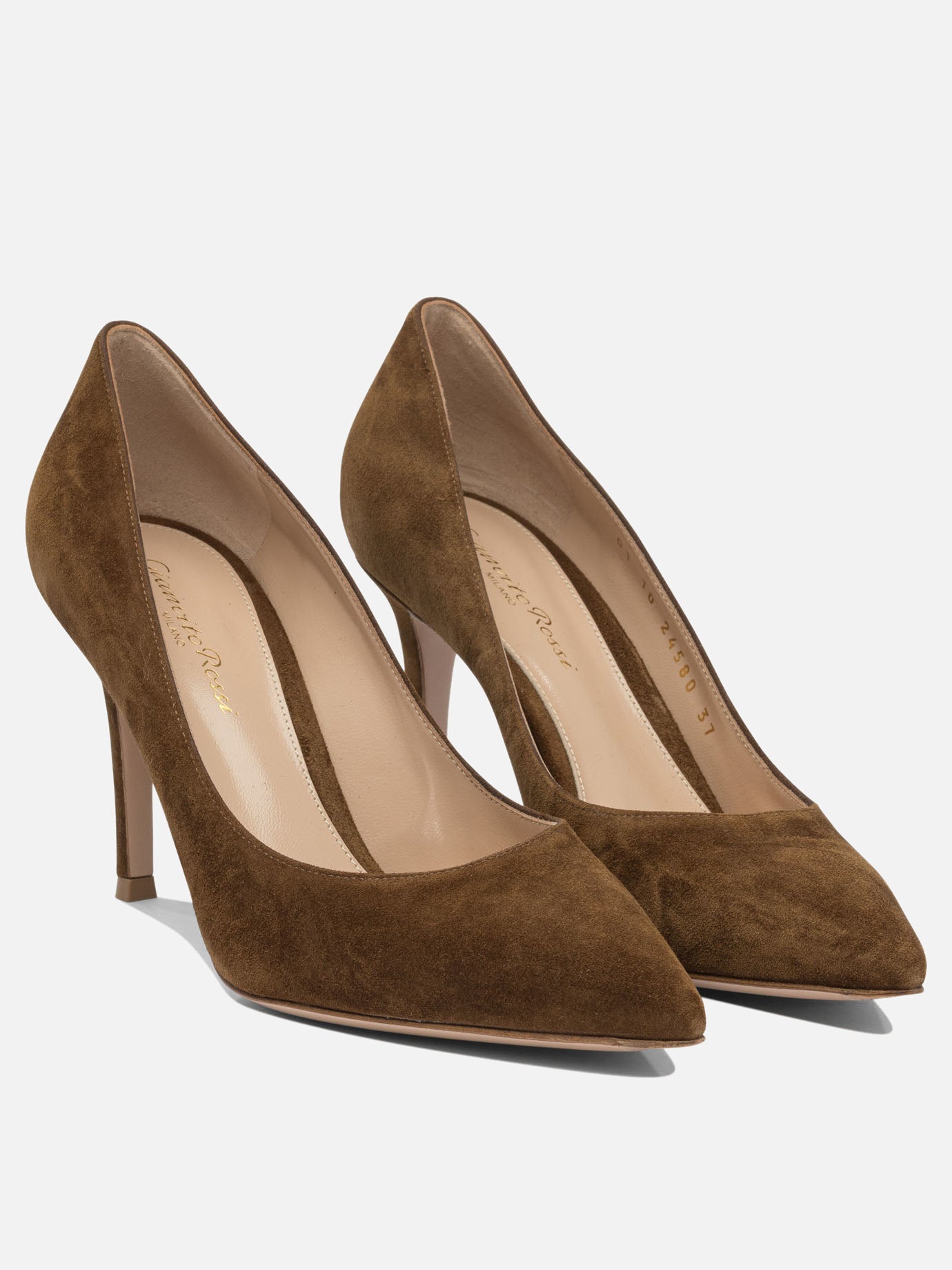 Décolleté 100% patent leather - 100% leather  Marrone - Gianvito Rossi Donna | PDP | VIETTI Online Store | thumbnail_2