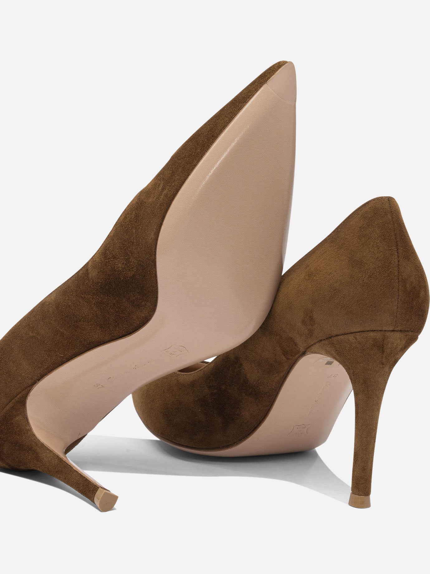Décolleté 100% patent leather - 100% leather  Marrone - Gianvito Rossi Donna | PDP | VIETTI Online Store | thumbnail_5