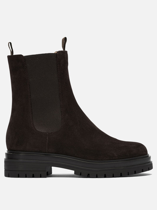 Chelsea boots 100% leather - 100% rubber  Brown - Gianvito Rossi Women | PLP | VIETTI Online Store 
