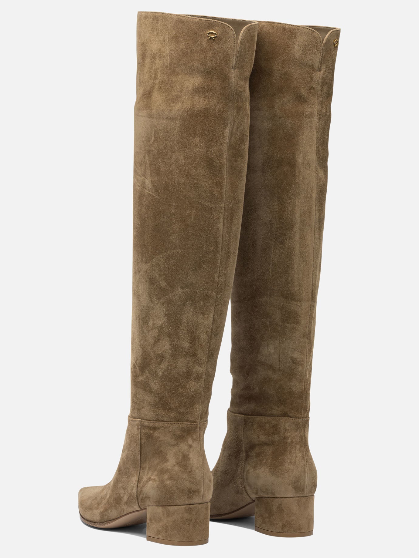 Sopra al ginocchio 100% suede - 100% leather  Beige - Gianvito Rossi Donna | PDP | VIETTI Online Store | thumbnail_4