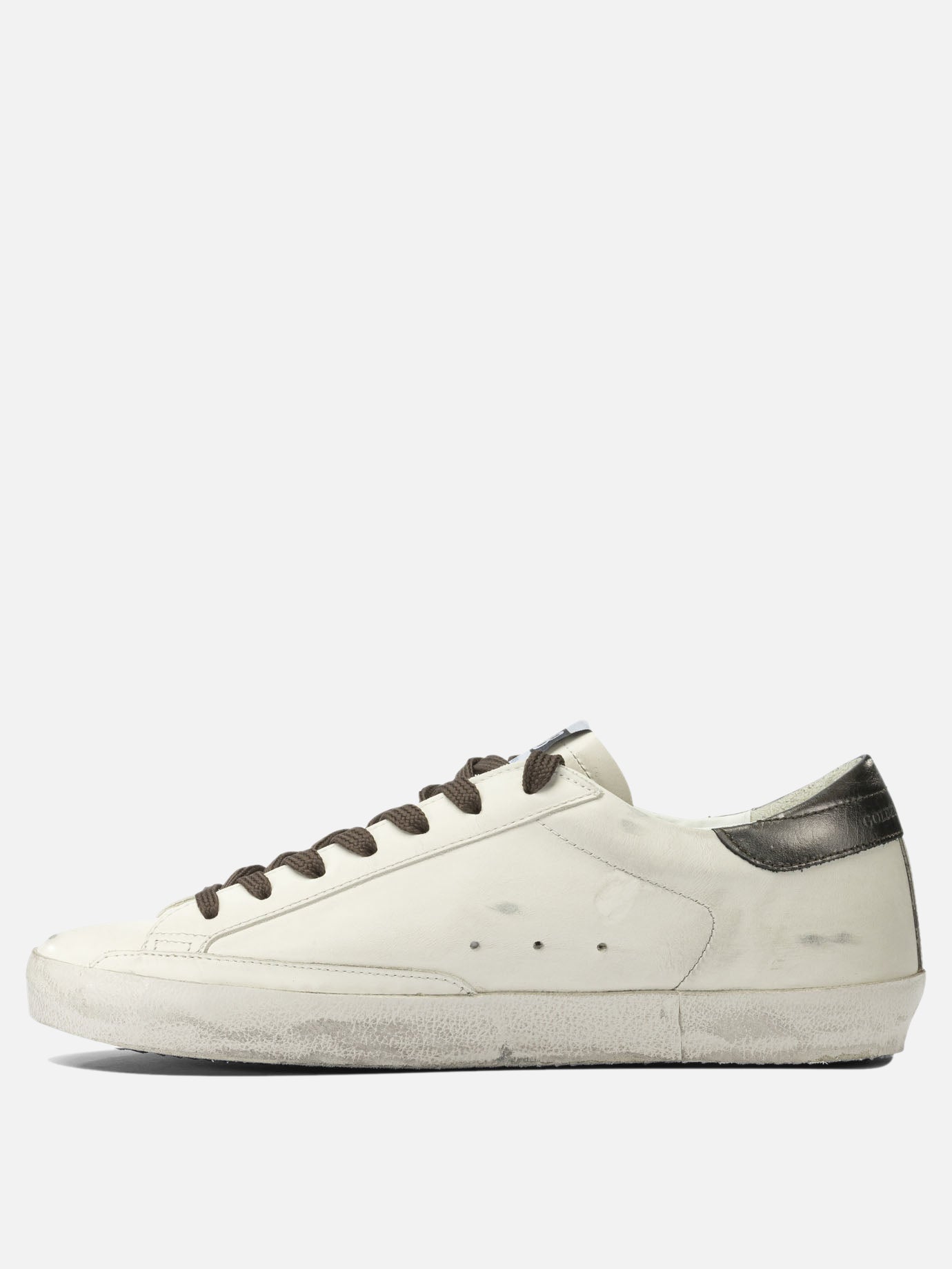Sneaker basse 100% leather - 100% rubber  Bianco - Golden Goose Uomo | PDP | VIETTI Online Store | thumbnail_3
