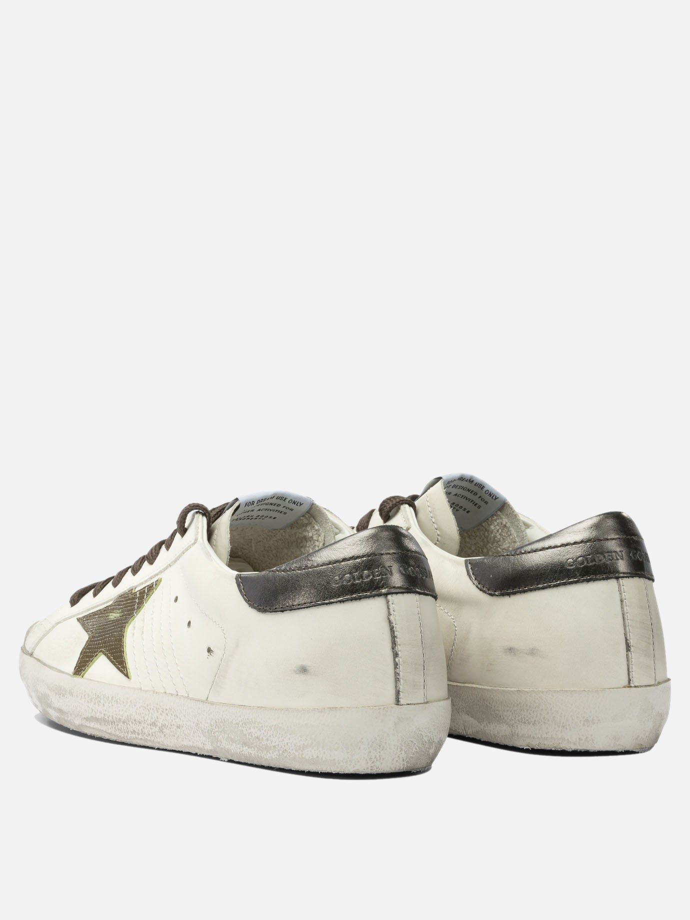 Sneaker basse 100% leather - 100% rubber  Bianco - Golden Goose Uomo | PDP | VIETTI Online Store | thumbnail_4