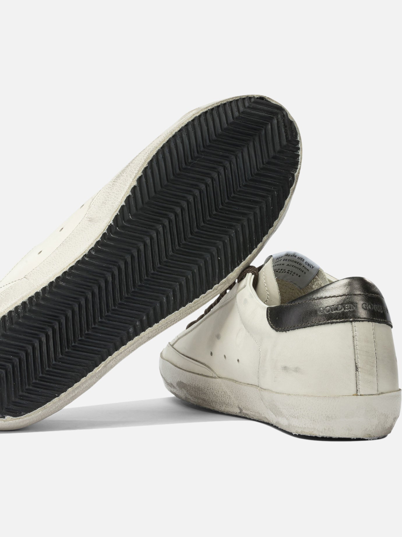 Sneaker basse 100% leather - 100% rubber  Bianco - Golden Goose Uomo | PDP | VIETTI Online Store | thumbnail_5