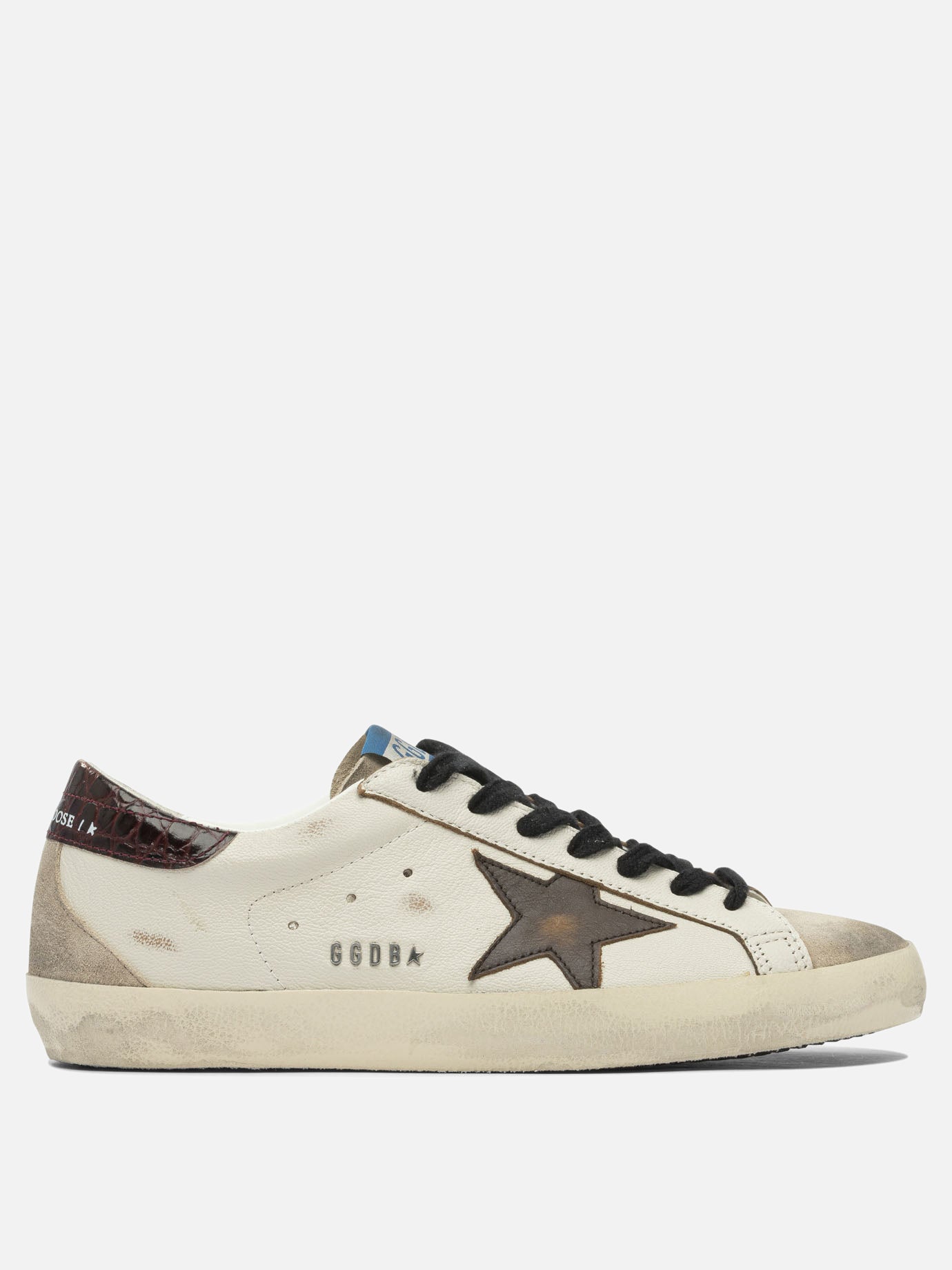 Sneaker basse 61% goat leather 39% cow leather - 100% rubber  Bianco - Golden Goose Uomo | PDP | VIETTI Online Store | thumbnail