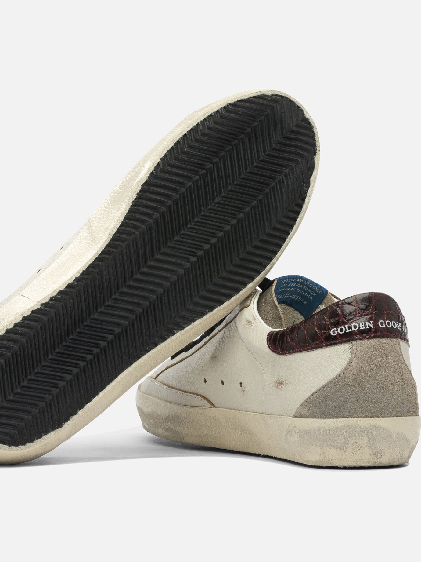 Sneaker basse 61% goat leather 39% cow leather - 100% rubber  Bianco - Golden Goose Uomo | PDP | VIETTI Online Store | Zoom-Modal_5
