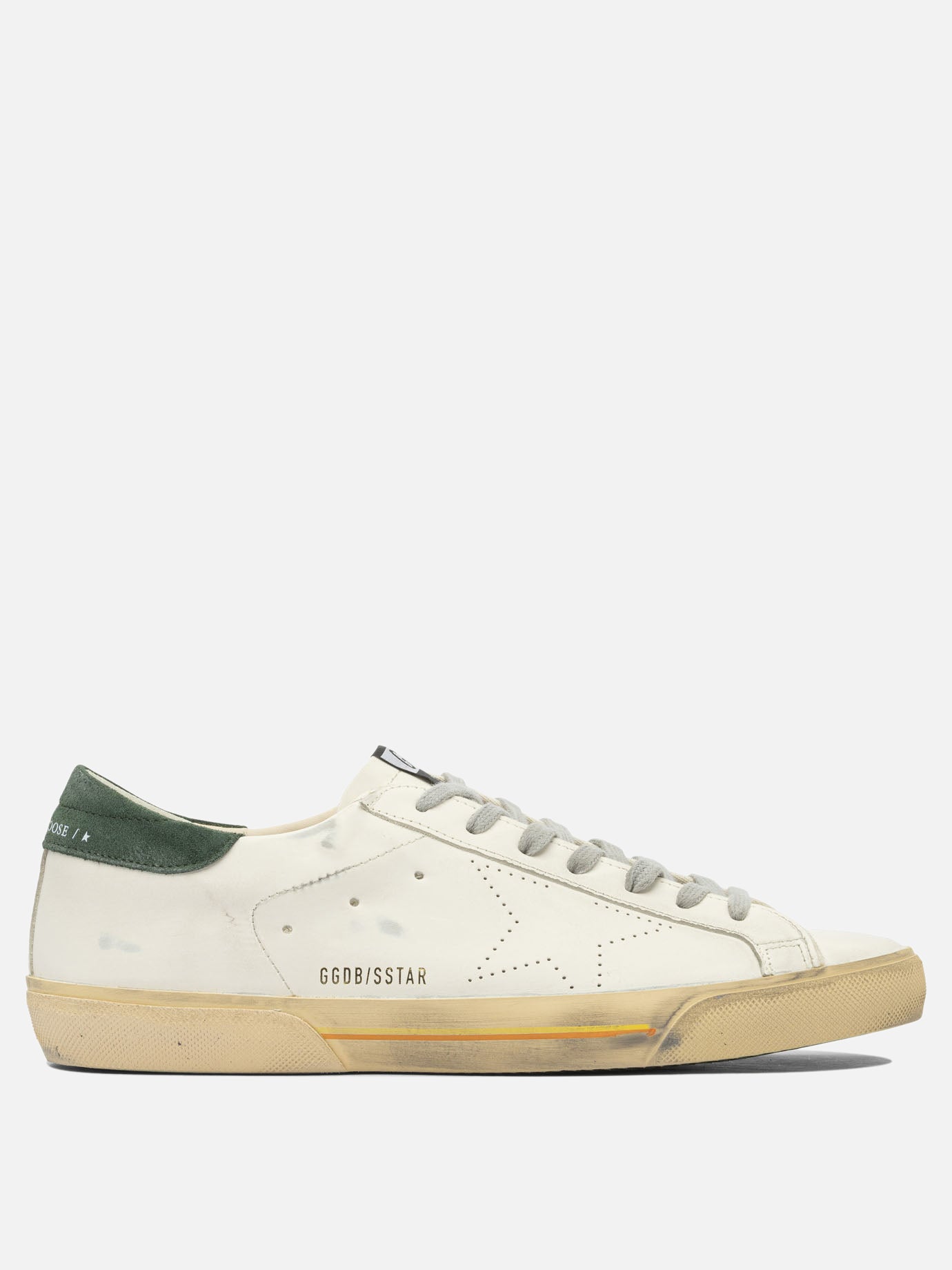 Sneaker basse 61% goat leather 39% cow leather - 100% rubber  Bianco - Golden Goose Uomo | PDP | VIETTI Online Store | Zoom-Modal
