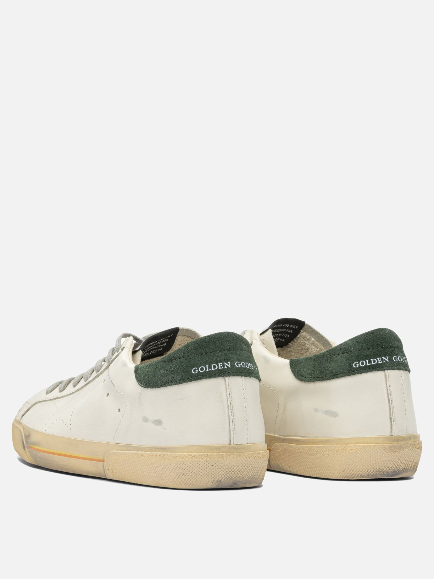 Sneaker basse 61% goat leather 39% cow leather - 100% rubber  Bianco - Golden Goose Uomo | PDP | VIETTI Online Store | thumbnail_4