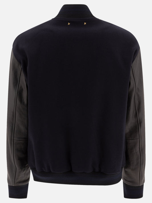 Bomber jackets Solid colour  Blue - Golden Goose Men | PLP | VIETTI Online Store | 2
