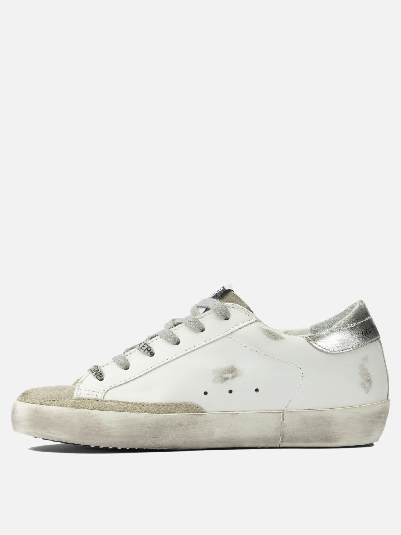 Sneaker basse 100% calf leather - 100% rubber  Bianco - Golden Goose Donna | PDP | VIETTI Online Store | thumbnail_3