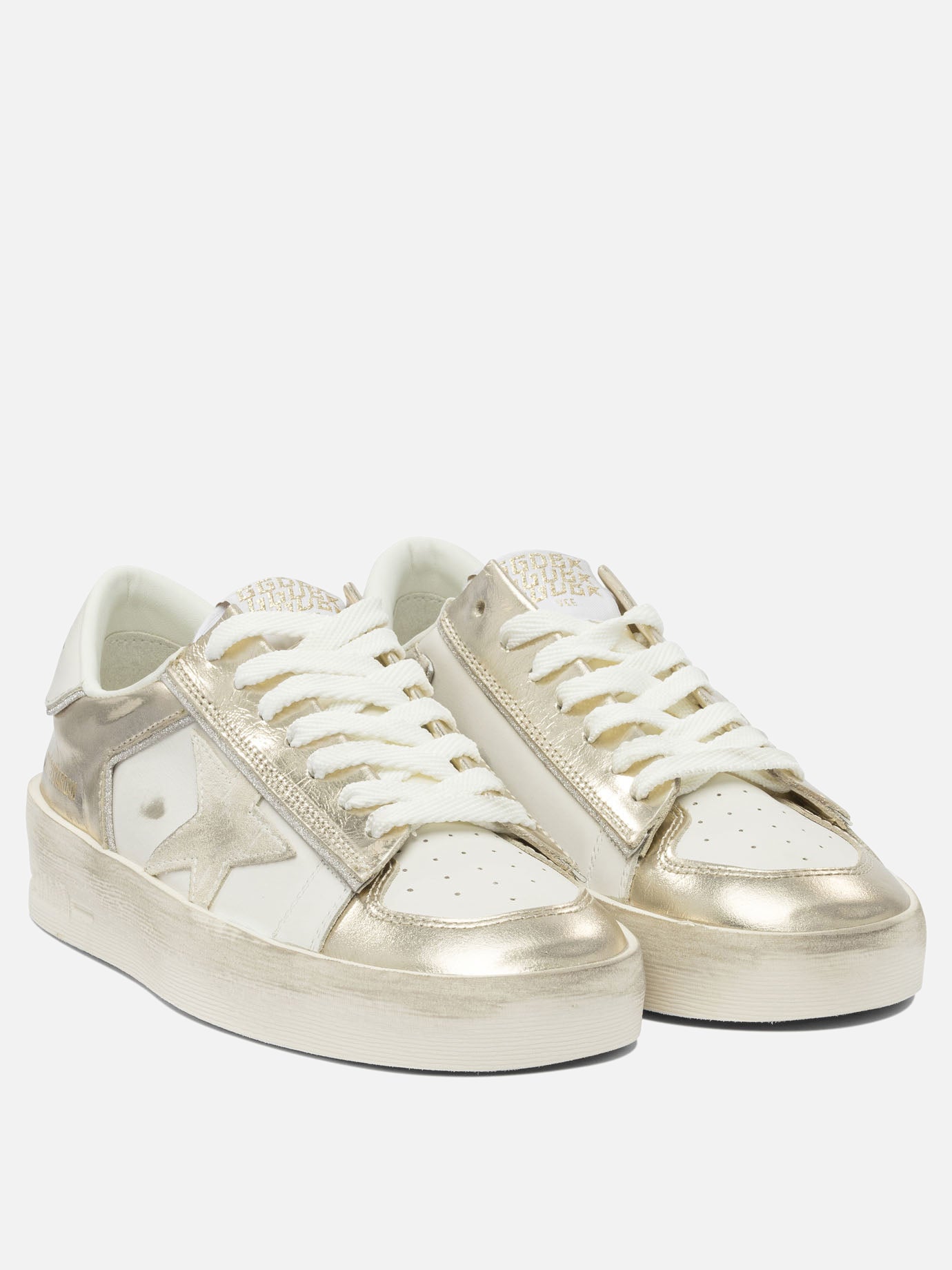 Sneaker basse 82% cow leather 10% polyamide 5% polyurethane 3% polyester - 100% rubber  Argento - Golden Goose Donna | PDP | VIETTI Online Store | thumbnail_2