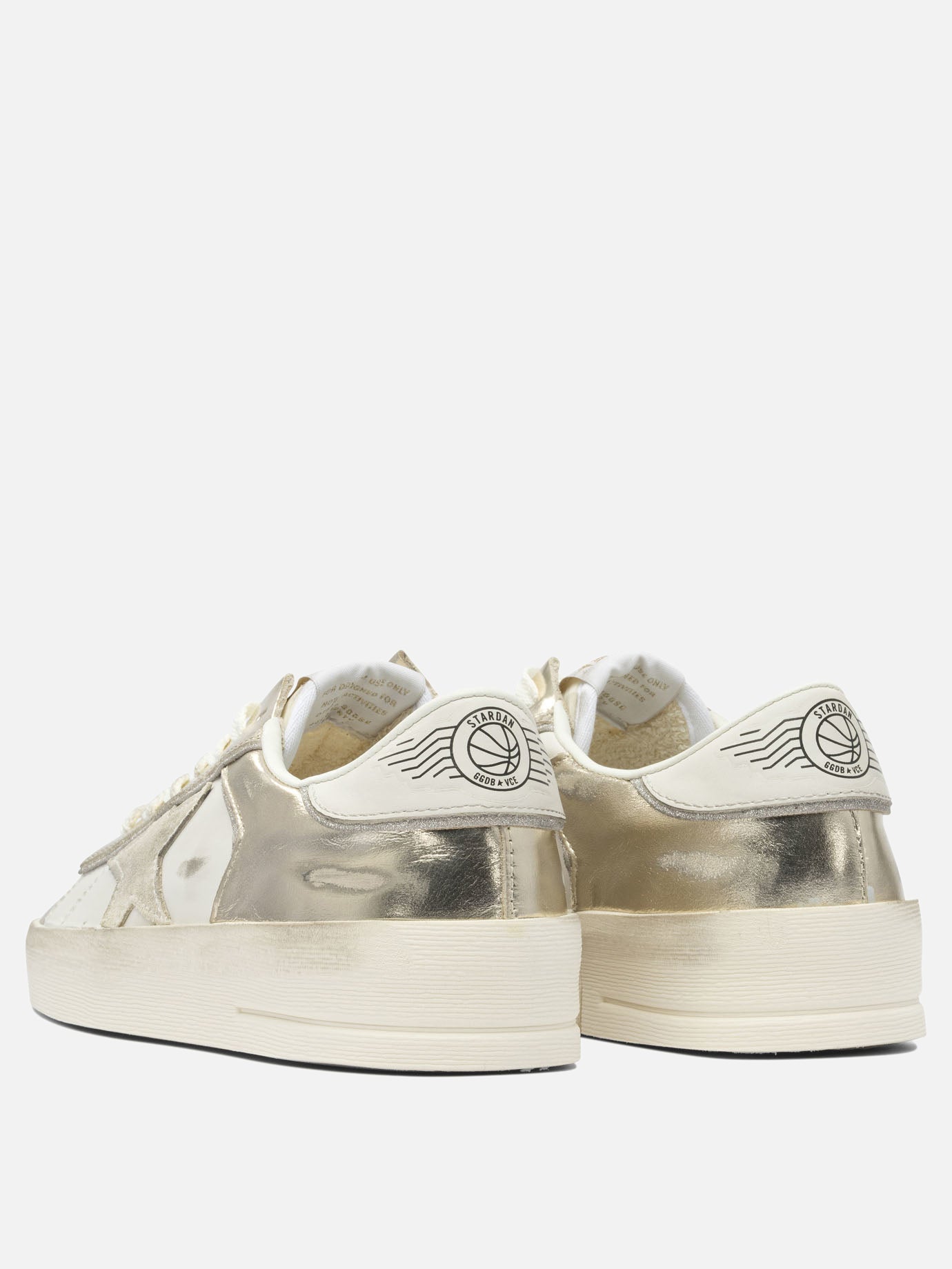 Sneaker basse 82% cow leather 10% polyamide 5% polyurethane 3% polyester - 100% rubber  Argento - Golden Goose Donna | PDP | VIETTI Online Store | thumbnail_4