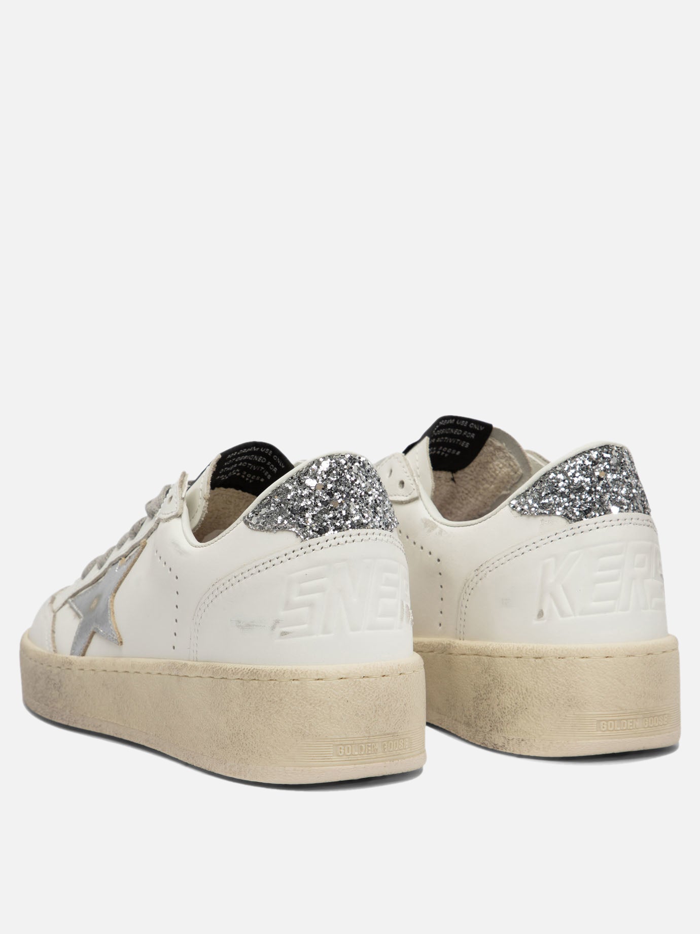 Low top sneakers 97% cow leather 2% polyethylene 1% cotton - 100% rubber  White - Golden Goose Women | PDP | VIETTI Online Store | thumbnail_4